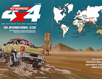 4x4 Engage magazine cover design