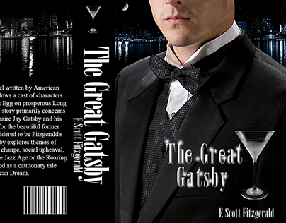 Redesign book cover - The Great Gatsby