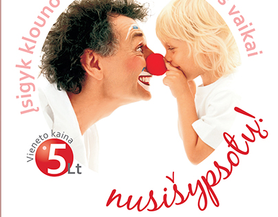 Poster and brochure for RED NOSES International | 2013