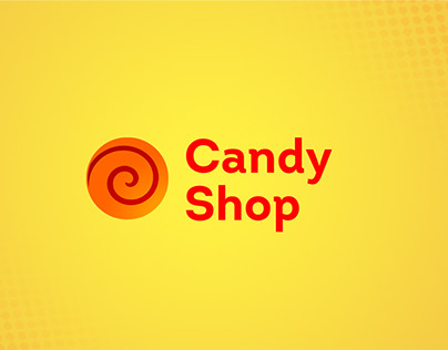 Sweet "Candy Shop" logo