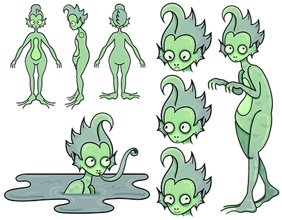 Character Design: Lake Monster