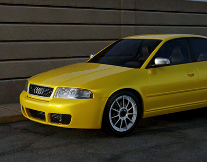 Audi A4 (B5) - 3d model - Free download