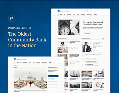 Intranet Site for Community Bank