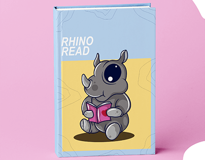 Rino read illustration