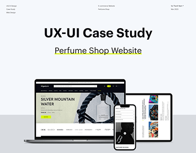 Case Study - Perfume Shop Website