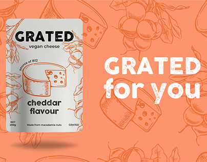 GRATED | Vegan cheese | Visual Identity