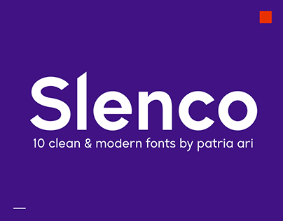 Slenco Font Family