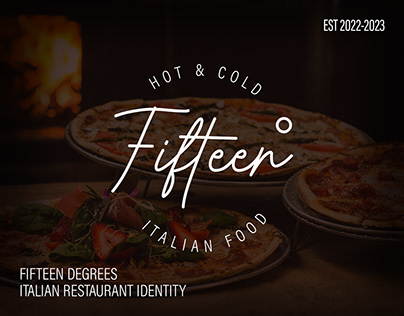 Fifteen Degrees Italian Restaurant - Brand Identity