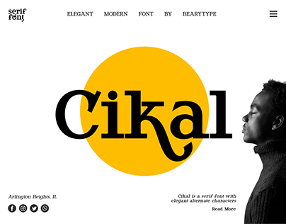 Cikal | Brand Identity Font