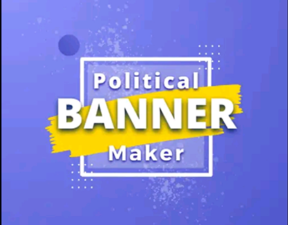 Project thumbnail - Political Banner Maker App | Logo