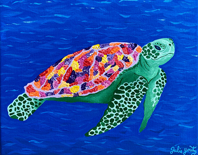 Colorful turtle