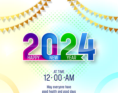 2024 New Year Template Design