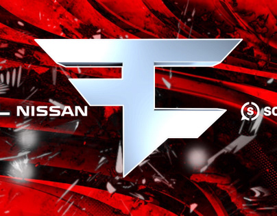 Twitter header for FazeClan made on iPhone