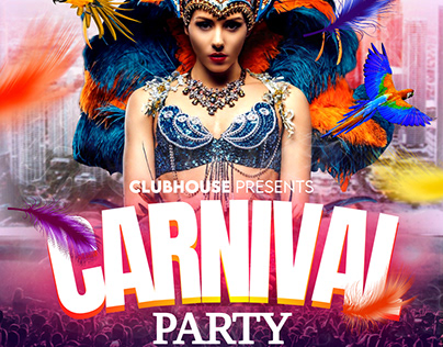 carnival party flyer