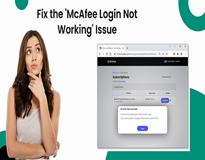 Fix the 'McAfee Login Not Working' Issue