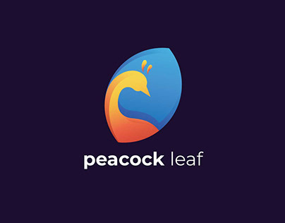 Peacock Leaf Logo