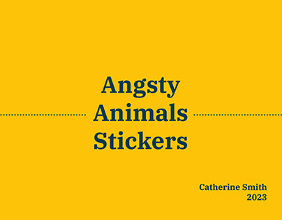 Angsty Animal Stickers