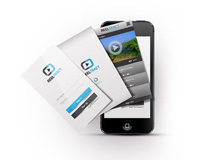 " Reel Tract " App UI Design