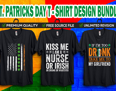 St. Patrick's Day T-Shirt Design Bundle