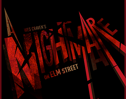 A Nightmare On Elm Street Movie Poster Design