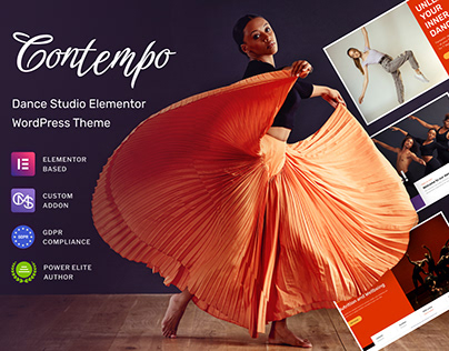 Contempo – Dance School WordPress Theme