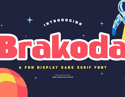 Brakoda – A Fun Display Sans Serif