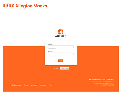 Allegion Mock Design