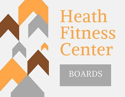 Heath Fitness Center - Material Boards