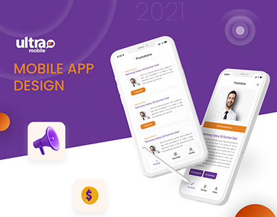 Ultra Mobile App UI Design