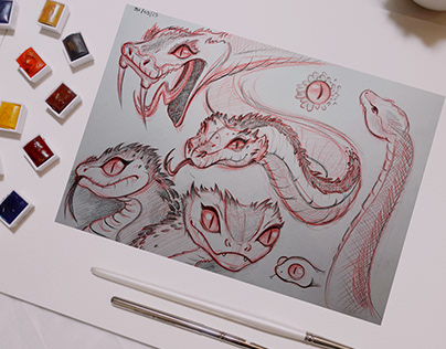 Sketchbook - Snakes.