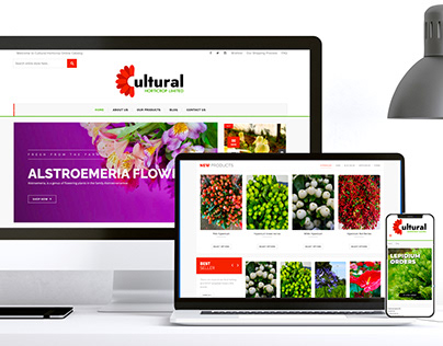 Cultural Horticrop Flowers Ecommerce Catalog