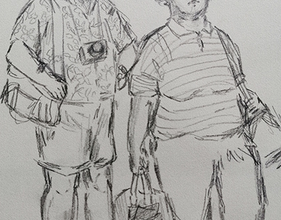 sketch couple