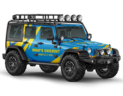 Client Work - Jeep Wrap Design for CHIKI