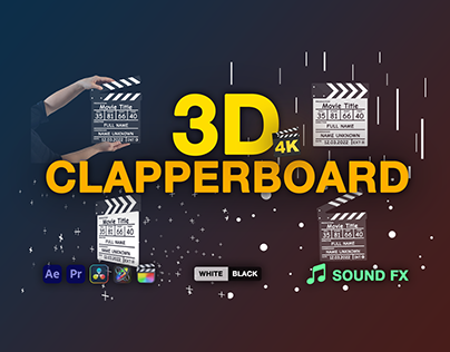 Clapperboard 3D