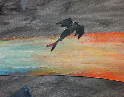 How to train your dragon painting