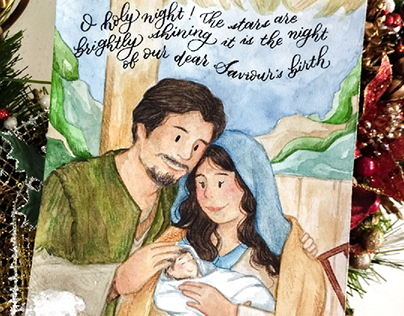 Nativity - Christmas Illustration
