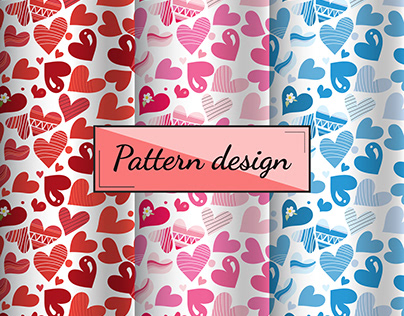 Heart-love pattern design.