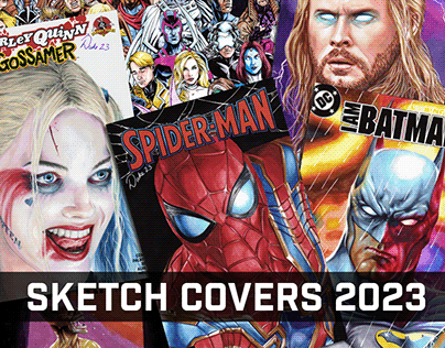 Comic Book Sketch Covers 2023