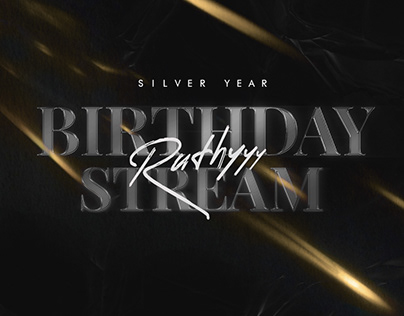 Project thumbnail - Birthday Stream Poster