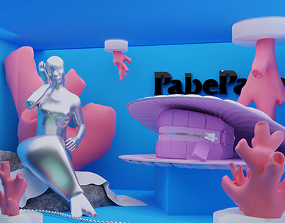 Showcase for the Pabepabe brand