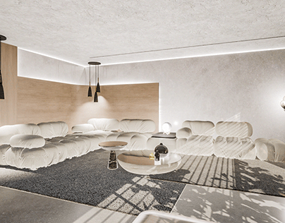 Living room, modern