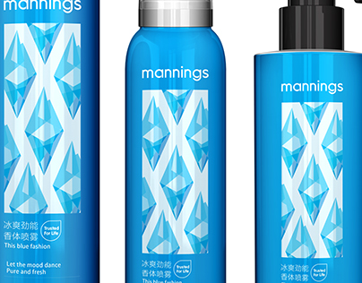 Mannings product packaging