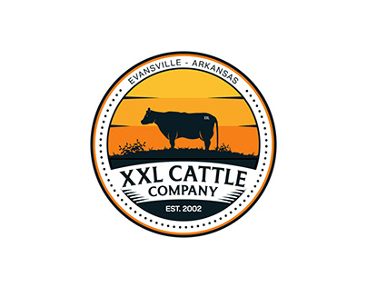XXL Cattle Company Logo Design