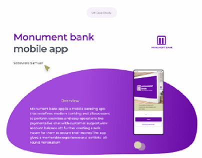 Monument bank app case study