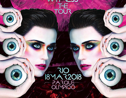 Cartaz Katy Perry - Witness Tour