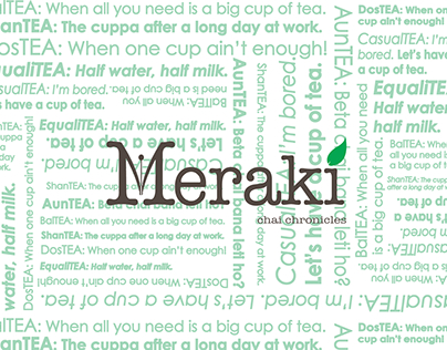 Brand Manual for 'Meraki' (Literary Tea Café)