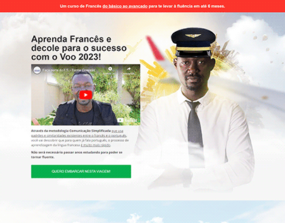 Página de Vendas - Francês Simplificado - Prof. Abed