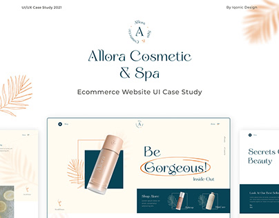 Allora - Cosmetic and Spa Web UI Case study