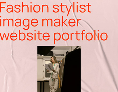 Stylist portfolio design