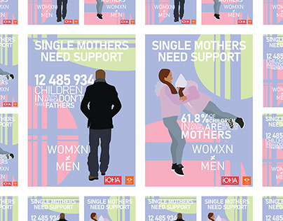 Single Mothers and Breadwinners - Poster Design